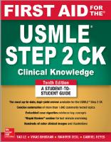 First Aid for the USMLE Step 2 CK – 10th edition.pdf